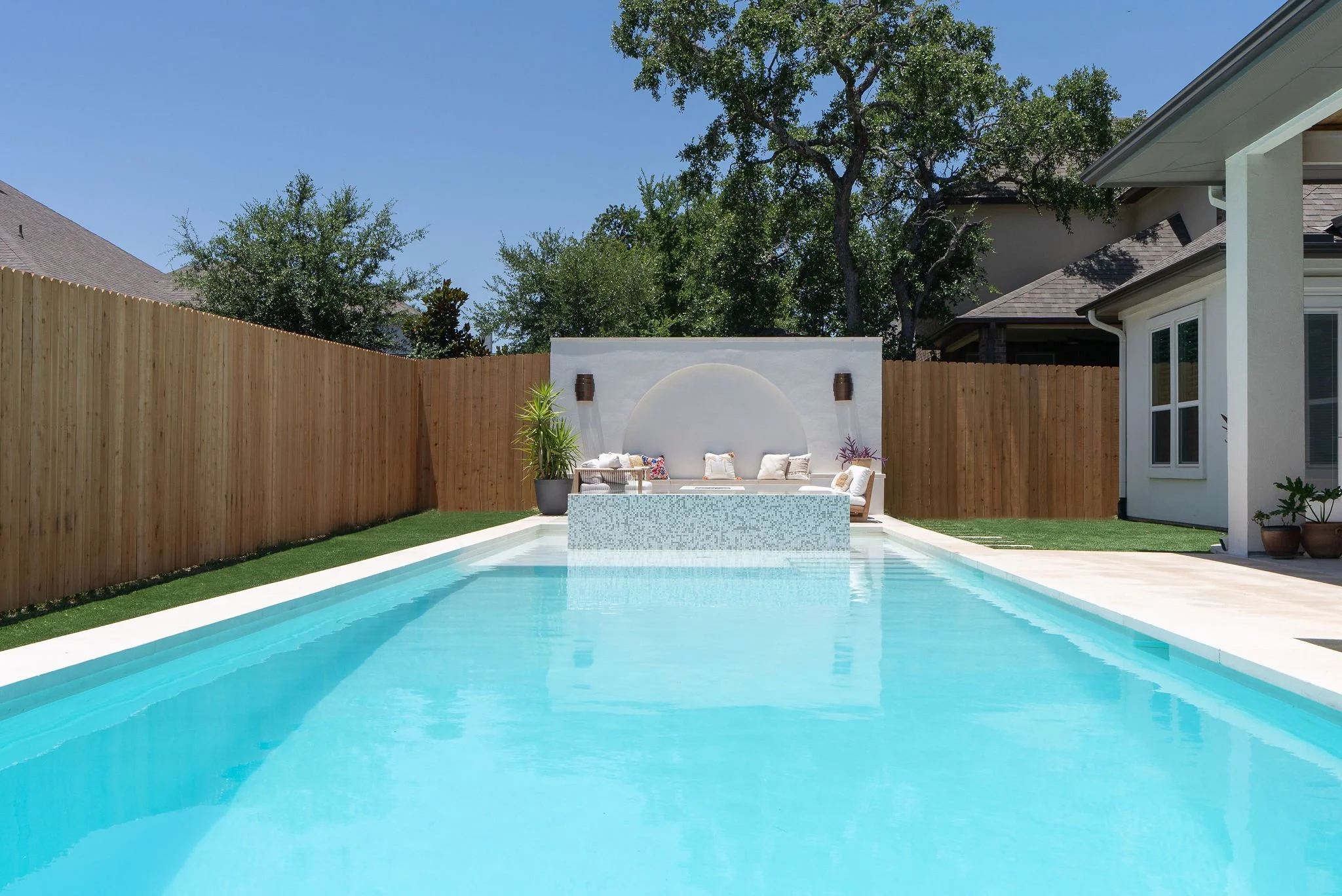 Fiberglass Pools built by Modern Pools in Austin, Texas