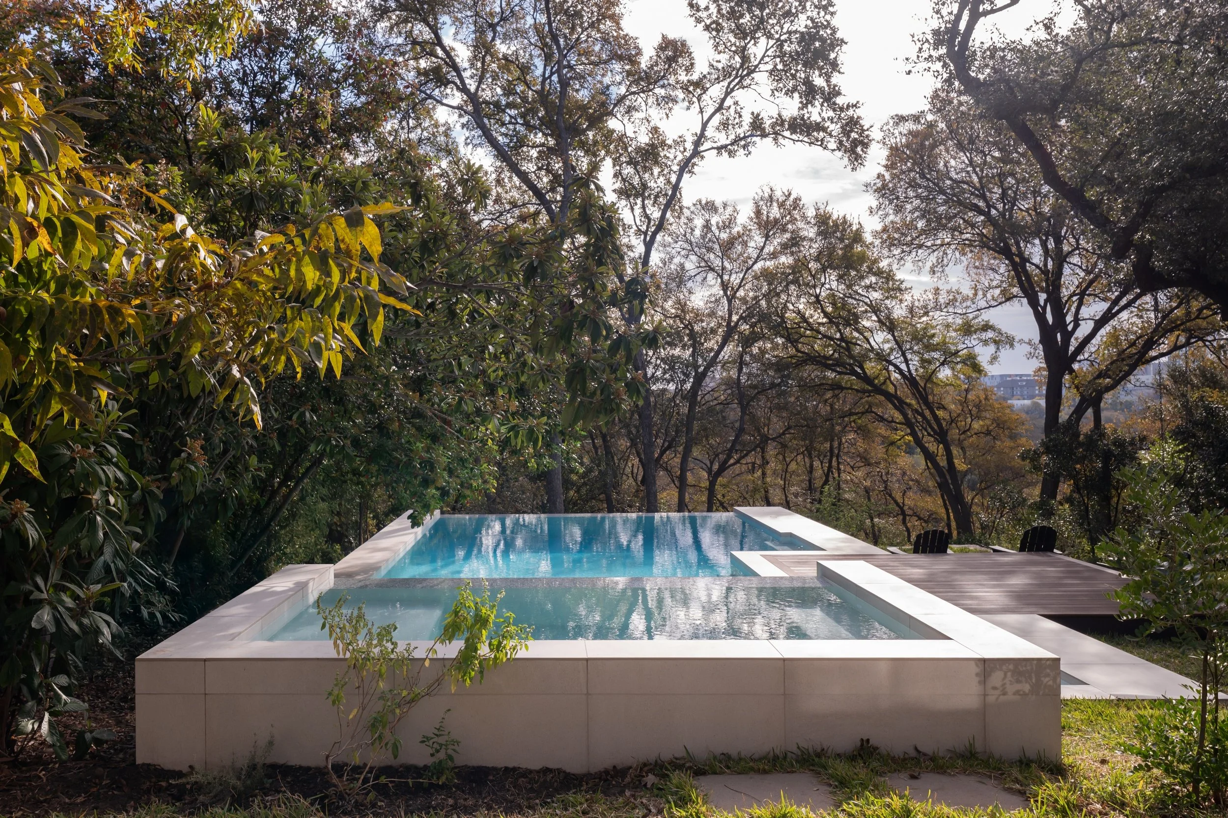 Geometric Pools built by Modern Pools in Austin, Texas